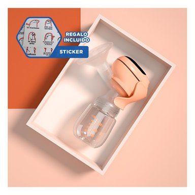 EXTRACTOR PORTATIL ELECTRICO LECHE MELON FACIL Y SEGURO PARA MAMA Y+REGALO STICKER - 1