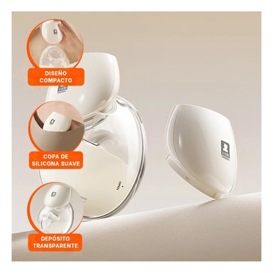 EXTRACTOR PORTATIL ELECTRICO LECHE BLANCO COMODO Y MOVIL PARA MAMA Y+PAPEL REGALO - 5