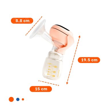 DISPOSITIVO LACTANCIA ELECTRICO PORTATIL MELON FACIL Y PRACTICO PARA MAMA - 4