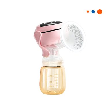 BOMBA PORTATIL ELECTRICA LECHE ROSADO MOVIL Y COMODA PARA USO DIARIO Y+REGALO STICKER - 3