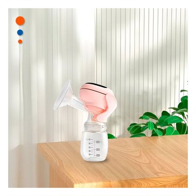 PACK2 UNIDAD PORTATIL ELECTRICO LECHE ROSADO MOVIL Y COMODO PARA MAMA - 2