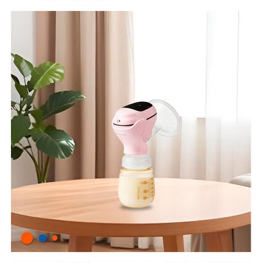 PACK2 UNIDAD PORTATIL ELECTRICO LECHE ROSADO MOVIL Y COMODO PARA MAMA - 3