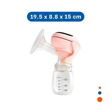 PACK2 UNIDAD PORTATIL ELECTRICO LECHE ROSADO MOVIL Y COMODO PARA MAMA - 4