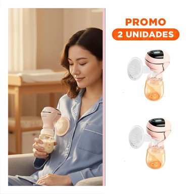 PACK2 EXTRACTOR LACTANCIA ELECTRICO PORTATIL MELON FACIL Y COMODO PARA USO - 1