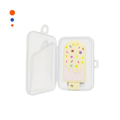RASCAENCIAS INFANTIL CON TEXTURA SUAVE AMARILLO CLARO Y+PAPEL REGALO - 1