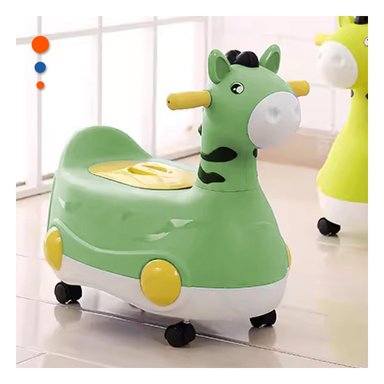 CONTENEDOR LIGERO JIRAFA CON RUEDAS VERDE SEGURO Y COMODO PARA CASA Y+REGALO STICKER - 2