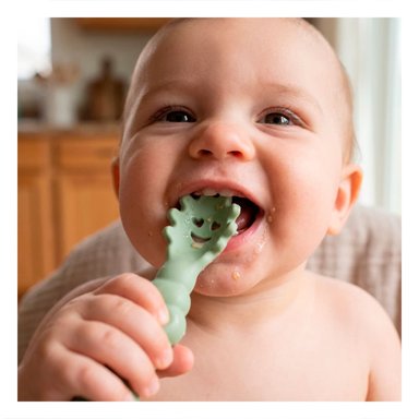 SET 3 PRE CUCHARAS PARA BEBE COMIDA SUAVE Y FACIL DE TOMAR COLOR VERDE - 2