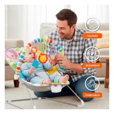 PACK2 REPOSADOR MECEDOR CON ESTRUCTURA RESISTENTE MULTICOLOR MONITO Y+PAPEL REGALO - 5
