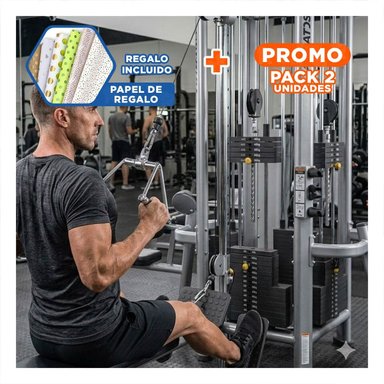 PACK2 MANIJA POLEA 360 GRADOS PLATEADO PARA ENTRENAMIENTO DIARIO Y MOVIMIENTO Y+PAPEL REGALO - 1