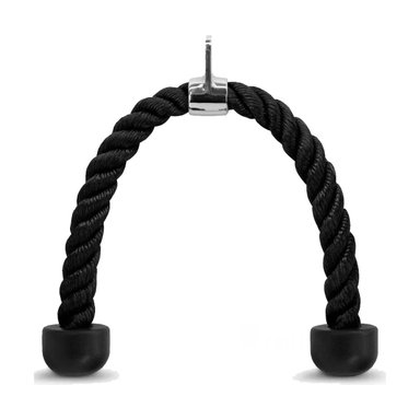 SOPORTE POLEA DOBLE AGARRE PARA BICEPS TRICEPS NEGRO PARA EJERCICIOS Y+REGALO STICKER - 3