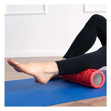 PACK4 RUEDA FITNESS ROLLER ROJO PERFECTA PARA USO SEGURO Y LIBERAR TENSION Y+PAPEL REGALO - 5