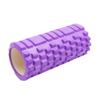 RUEDA ROLLER MORADO CON AJUSTE COMODO PARA MASAJES Y RELAJACION MUSCULAR Y+PAPEL REGALO - 1