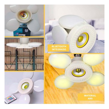 PACK6 CENTRO LUMINOSO 4 HELICES AMARILLO CON ENFOQUE AMPLIO UNIFORME Y+PAPEL REGALO - 3