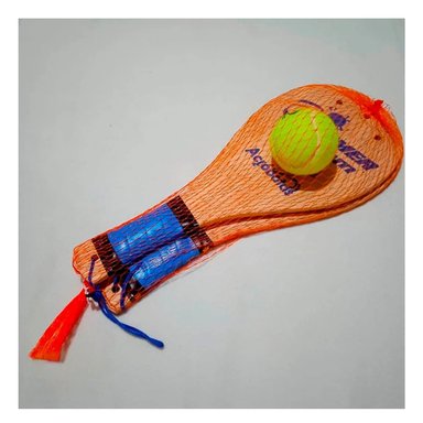 PACK4 PALETAS PLAYERAS PARA ADULTO CON PELOTA PARA PLAYA Y JARDIN Y+PAPEL REGALO - 2