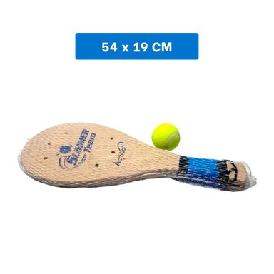 PACK6 KIT DE PALETAS DE PLAYA PARA ADULTO CON PELOTA PARA USO RECREATIVO Y+REGALO STICKER - 4