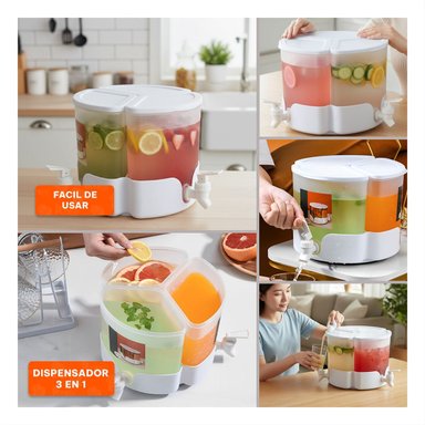 PACK4 CONTENEDOR DE HIELO VERDE CLIC LINEA COMODO Y DURADERO PARA COCINA Y+REGALO STICKER - 2
