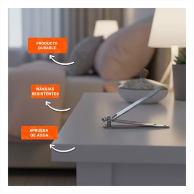 PACK12 EQUIPO PERSONAL CORTAUNAS PLATEADO X3 FACIL DE TRANSPORTAR Y+REGALO STICKER - 3