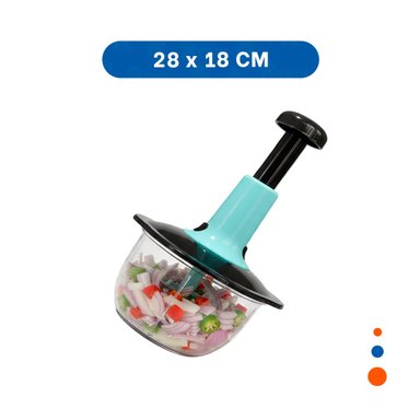 PACK12 PROCESADOR RAPIDO MULTIFUNCIONAL 1 5L BLANCO Y PLOMO PARA CORTAR VERDURAS Y+PAPEL REGALO - 4