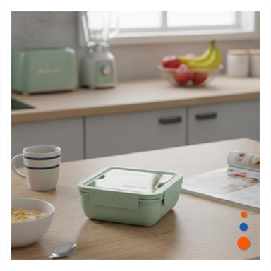 PACK6 CAJA CUADRADA CON CUBIERTOS 1100ML ROSADO PARA LUNCH Y LLEVAR COMIDA Y+PAPEL REGALO - 5