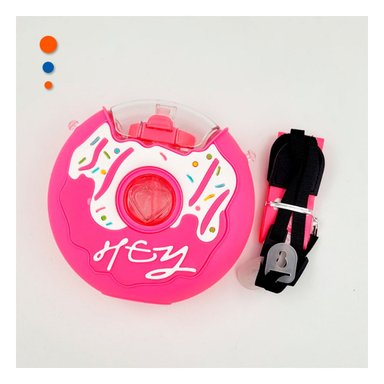 ENVASE PARA BEBIDAS CIRCULAR FUCSIA 14X5CM LIGERO Y RESISTENTE Y+REGALO STICKER - 2