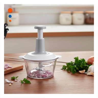 PACK6 CORTADOR PARA COCINA MULTIFUNCIONAL 1 5L BLANCO Y PLOMO PARA USO DIARIO - 2