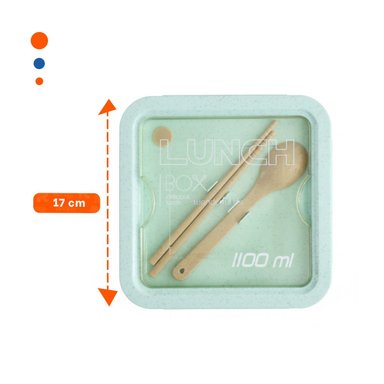 PACK12 TAPER CUADRADO CON CUBIERTOS 1100ML ROSADO PARA ORGANIZAR COMIDA - 4