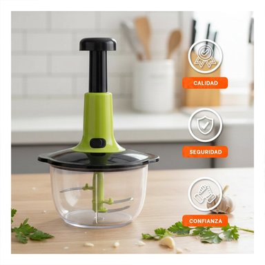 CORTADOR MULTIFUNCIONAL 1 5L BLANCO Y PLOMO PARA PREPARAR COMIDAS CASERAS Y+PAPEL REGALO - 3