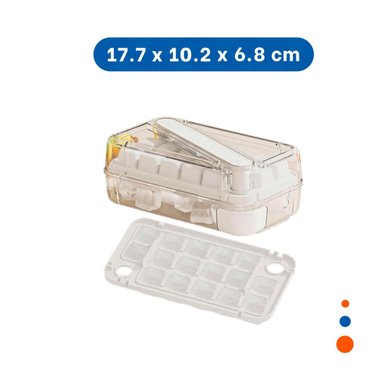 MOLDE DE CUBOS DE HIELO VERDE CLIC LINEA REUTILIZABLE Y COMODO PARA JUGOS Y+PAPEL REGALO - 4
