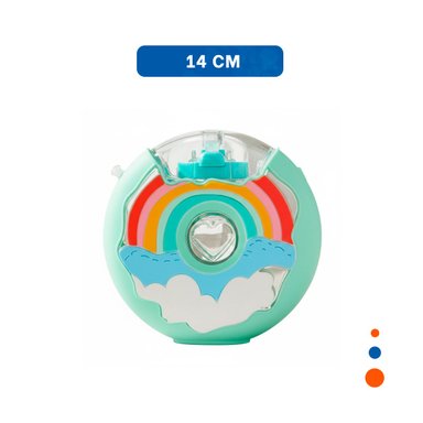 PACK6 CONTENEDOR PARA BEBIDAS FUCSIA CIRCULAR 14X5CM REUTILIZABLE Y PRACTICO Y+REGALO STICKER - 4