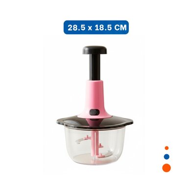 PICADORA COMPACTA MULTIFUNCIONAL 1 5L BLANCO Y PLOMO PARA USO DIARIO EN COCINA Y+REGALO STICKER - 4