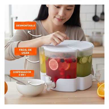 PACK2 CONTENEDOR DE HIELO VERDE CLIC LINEA COMODO PARA REFRIGERADOR Y HOGAR - 5