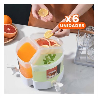 PACK6 RECIPIENTE DE CUBOS DE HIELO VERDE CLIC LINEA PARA COCTELES Y JUGOS Y+REGALO STICKER - 1