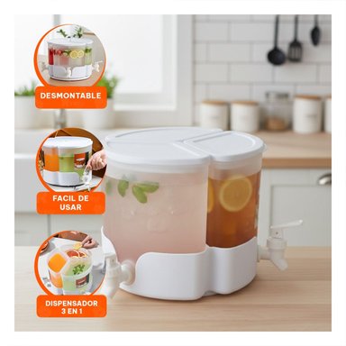 PACK6 RECIPIENTE DE CUBOS DE HIELO VERDE CLIC LINEA PARA COCTELES Y JUGOS Y+REGALO STICKER - 3