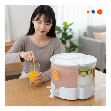 PACK6 RECIPIENTE DE CUBOS DE HIELO VERDE CLIC LINEA PARA COCTELES Y JUGOS Y+REGALO STICKER - 5