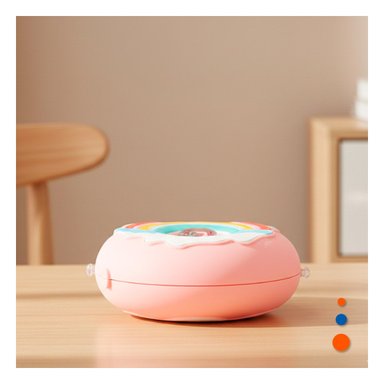 RECIPIENTE PARA LIQUIDOS CIRCULAR FUCSIA 14X5CM COMODO Y SEGURO - 2