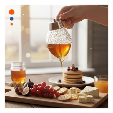 PACK12 FRASCO DE VIDRIO MIELERO 200ML TRANSPARENTE PARA COCINA Y USO DIARIO Y+REGALO STICKER - 5