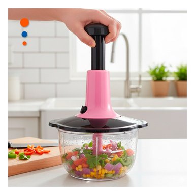 PACK6 CORTADOR PARA COCINA MULTIFUNCIONAL 1 5L BLANCO Y PLOMO PARA USO DIARIO - 3