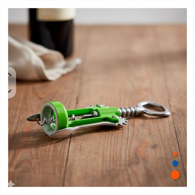PACK4 ACCESORIO MANUAL VERDE 16,5 CM DISENO COMPACTO Y+PAPEL REGALO - 5