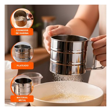 PACK12 CERNIDERA METALICA 10,5X9 CM PLATEADO PARA COCINA - 3