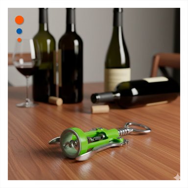 PACK12 HERRAMIENTA MANUAL VERDE 16,5 CM PRACTICA PARA BOTELLAS - 5