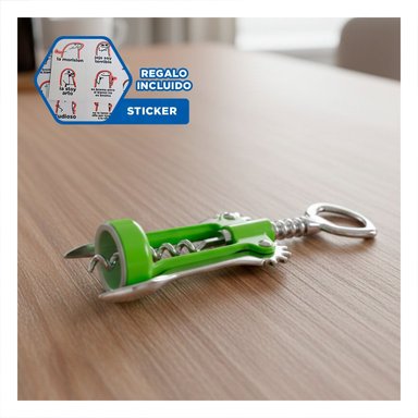 EXTRACTOR VERDE MANUAL 16,5 CM ACCESORIO BASICO PARA HOGAR Y+REGALO STICKER - 1