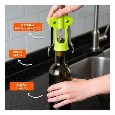 PACK2 UTENSILIO MANUAL 16,5 CM VERDE COMPACTO PARA HOGAR - 5