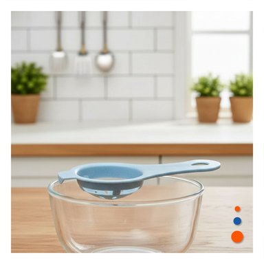 PACK2 ACCESORIO FUNCIONAL CON RECIPIENTE 1000 ML PARA COCINA CELESTE Y+PAPEL REGALO - 2
