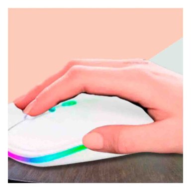 PACK6 CONTROL COMPACTO BLANCO PARA MANEJO EFICIENTE EN LAPTOP MODERNA Y+PAPEL REGALO - 2