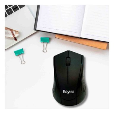 PACK4 PERIFERICO OPTICO NEGRO CON SENSOR PRECISO Y CONEXION USB PARA ESCRITORIO - 2