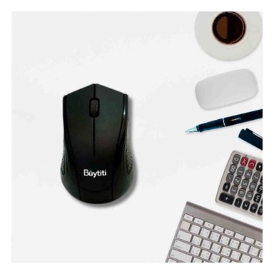 PACK4 PERIFERICO OPTICO NEGRO CON SENSOR PRECISO Y CONEXION USB PARA ESCRITORIO - 5