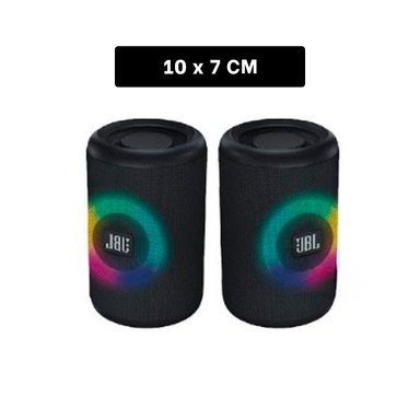 PACK2 BOCINA BLUETOOTH NEGRA PORTATIL CON SONIDO CLARO PARA ESCUCHAR MUSICA Y+REGALO STICKER - 4