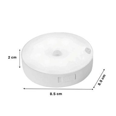 PACK4 FOCO CON SENSOR CON LUZ AUTOMATICA BLANCO PARA HOGAR - 4