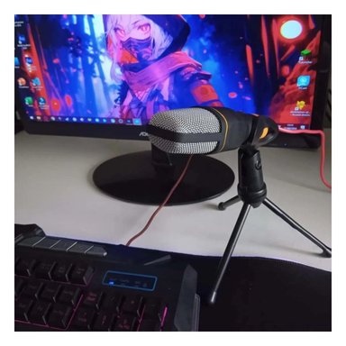 PACK2 SISTEMA DE AUDIO PARA PC CON TRIPODE NEGRO PARA PODCAST Y REUNIONES Y+PAPEL REGALO - 2