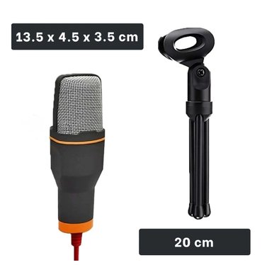 PACK2 SET DE GRABACION PARA PC CON TRIPODE NEGRO PARA STREAMING Y VOZ Y+REGALO STICKER - 4